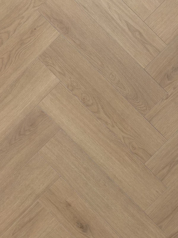 Floer Hybride Laminaat Visgraat - Grijsbeige Eiken