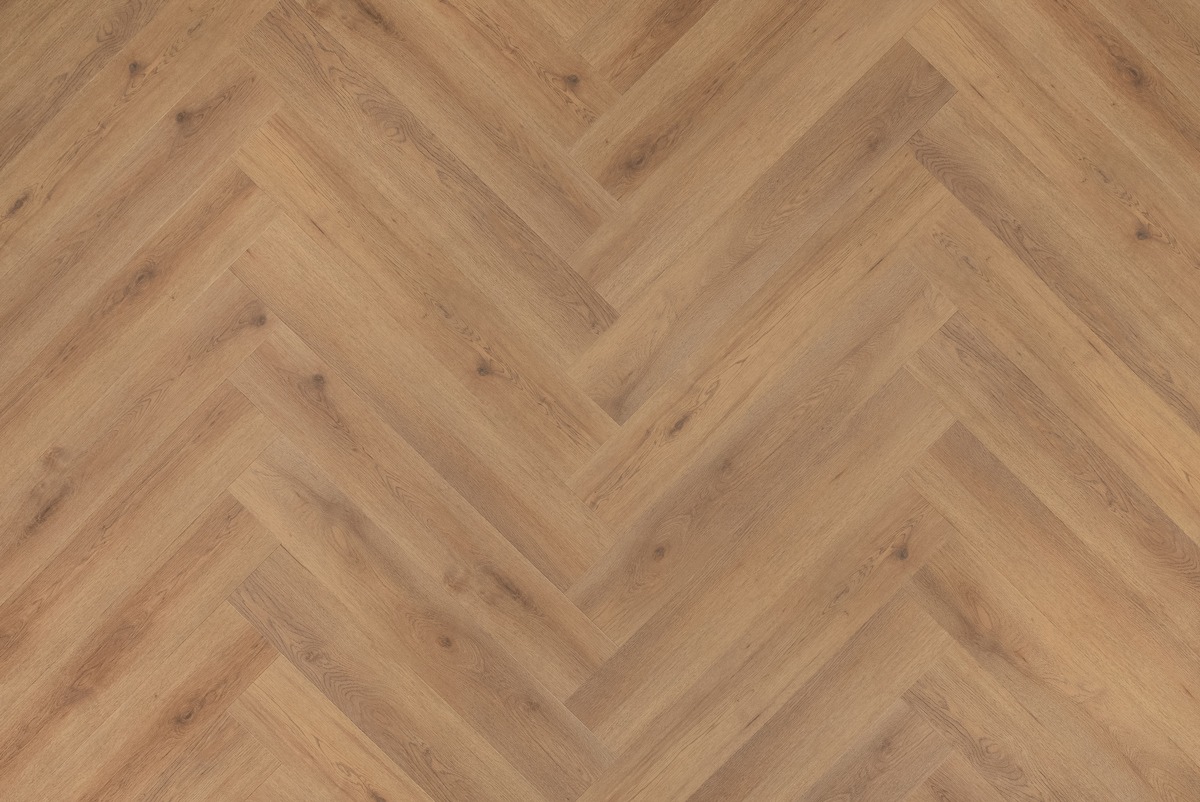 Floer Walvisgraat Click PVC - Narwal Nootbruin